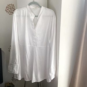 COS shirt dress, white cotton - Size M